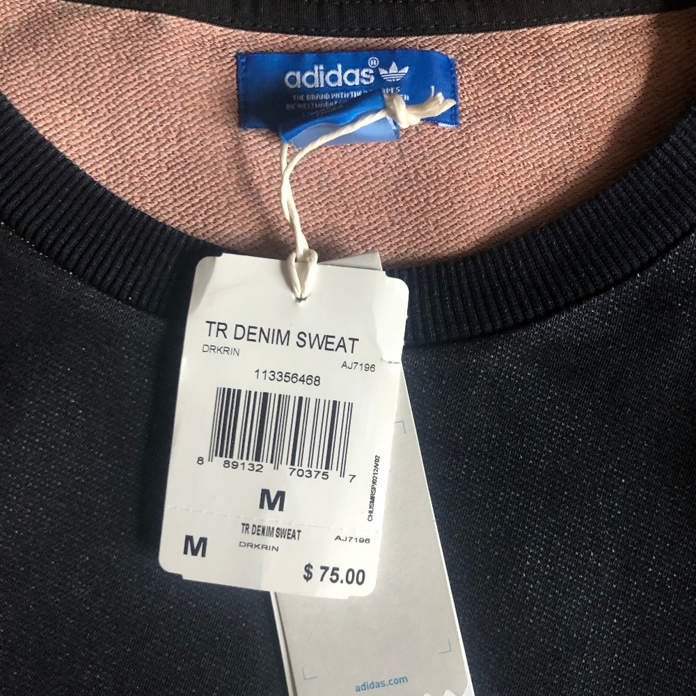 *NWT* Adidas Trefoil Crewneck - Picture 5 of 6